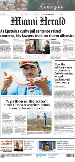 Cover of Miami Herald