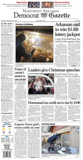 Cover of Northwest Arkansas Democrat-Gazette