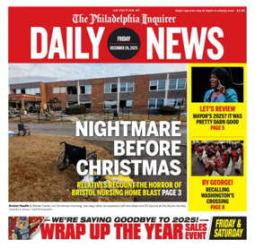 Cover of Philadelphia Daily News