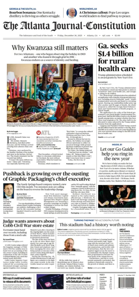 Cover of The Atlanta Journal-Constitution