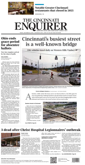Cover of The Cincinnati Enquirer