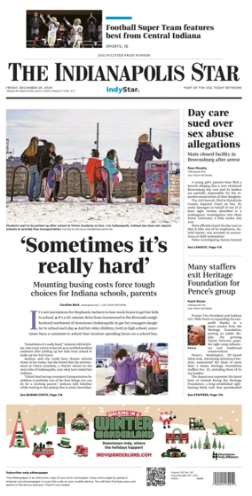 Cover of The Indianapolis Star