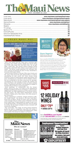 Cover of The Maui News