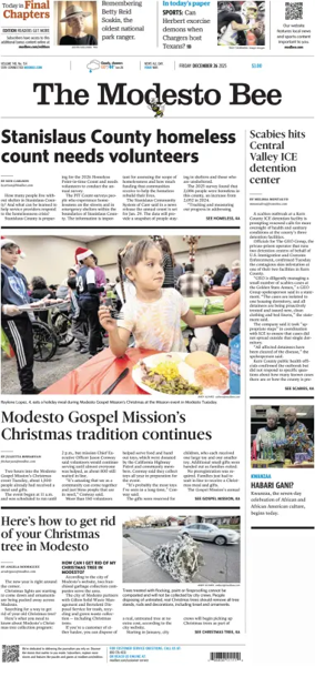 Cover of The Modesto Bee