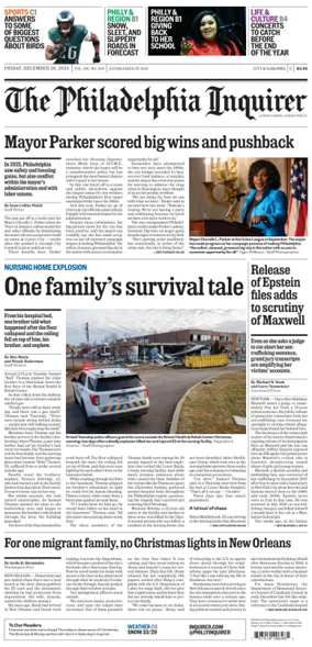 Cover of The Philadelphia Inquirer