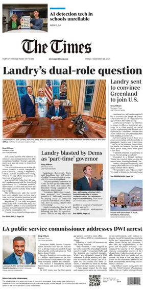 Cover of The Times (Shreveport)