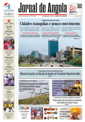 Cover of Jornal de Angola
