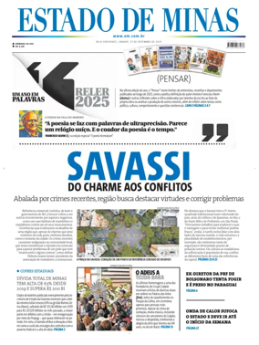 Cover of Estado de Minas (Brazil)