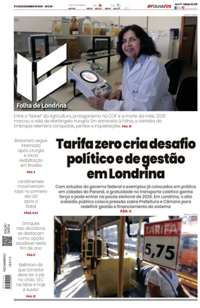 Cover of Folha de Londrina