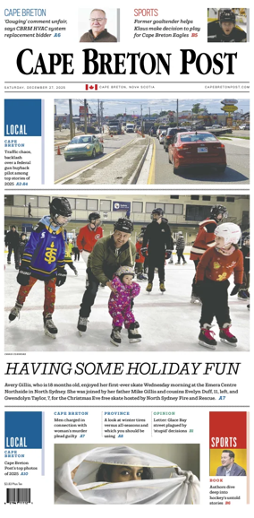 Cover of Cape Breton Post
