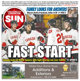 Cover of Edmonton Sun