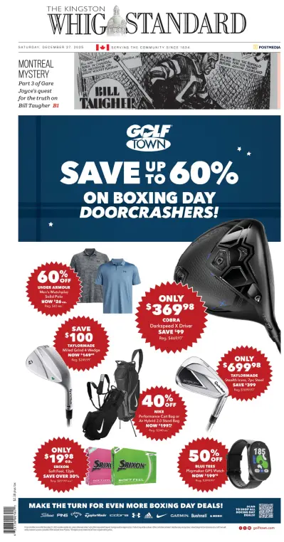 Cover of Kingston Whig-Standard