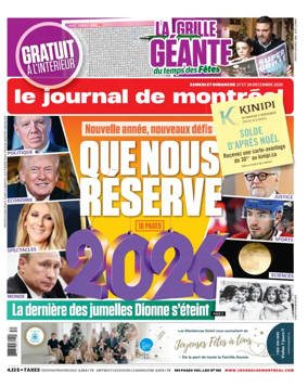 Cover of Le Journal de Montreal