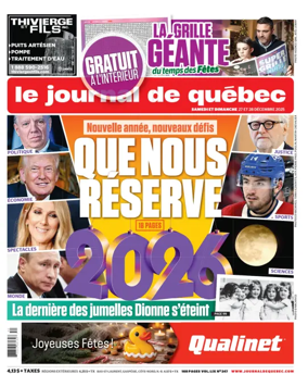 Cover of Le Journal de Quebec