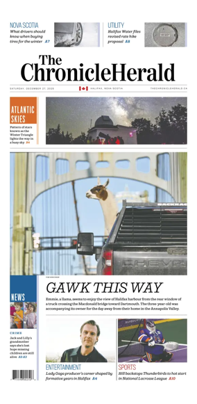 Cover of The Chronicle Herald (Metro)