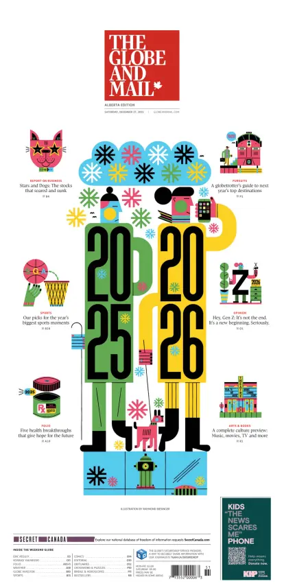 Cover of The Globe and Mail (Alberta Edition)