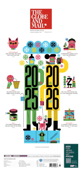 Cover of The Globe and Mail (BC Edition)