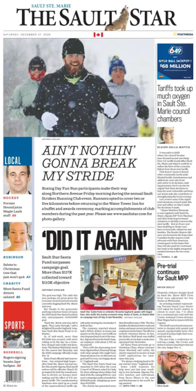 Cover of The Sault Star