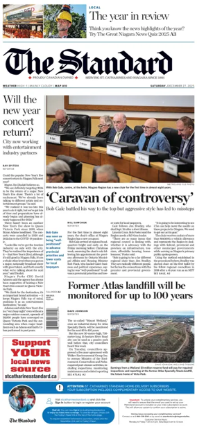 Cover of The Standard (St. Catharines)