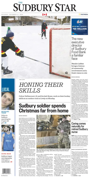 Cover of The Sudbury Star