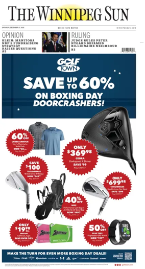 Cover of Winnipeg Sun