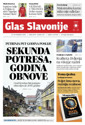 Cover of Glas Slavonije