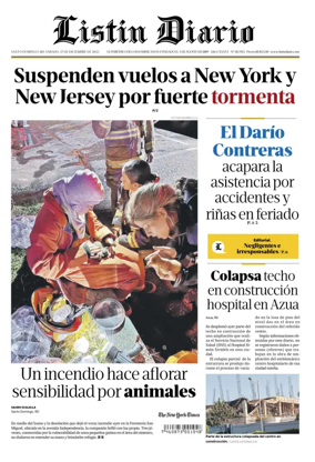 Cover of Listin Diario