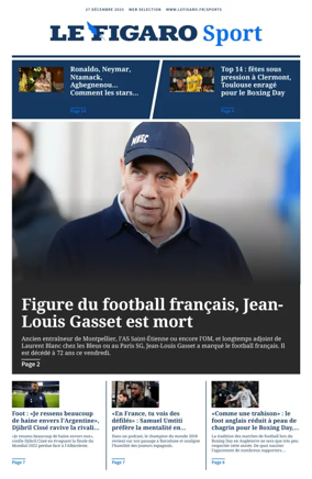 Cover of Le Figaro Sport