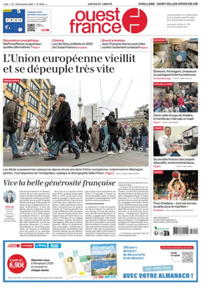 Cover of Ouest France (Challans / Saint-Gilles-Croix-de-Vie)
