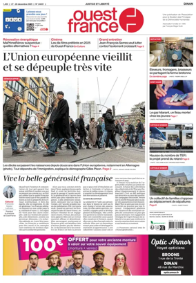 Cover of Ouest France (Dinan)