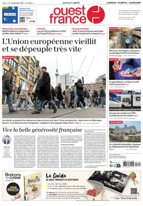 Cover of Ouest-France (Lannion / Paimpol / Guingamp)
