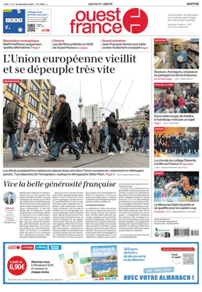 Cover of Ouest France (Sarthe)