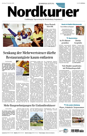 Cover of Demminer Zeitung