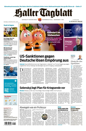 Cover of Haller Tagblatt