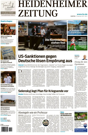 Cover of Heidenheimer Zeitung