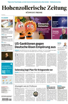 Cover of Hohenzollerische Zeitung