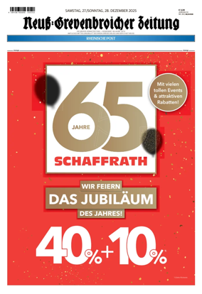 Cover of Neuss-Grevenbroicher Zeitung Neuss