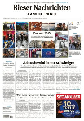 Cover of Rieser Nachrichten