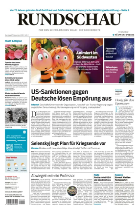 Cover of Rundschau für den Schwäbischen Wald – Der Kocherbote