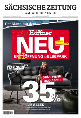 Cover of Sächsische Zeitung  (Dresden)