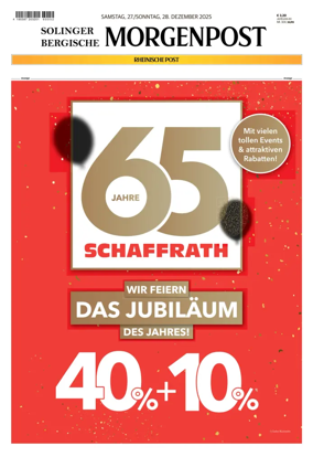 Cover of Solinger Bergische Morgenpost/Remscheid