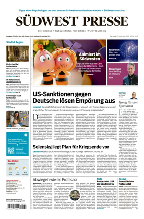 Cover of Südwest Presse (Ulm)