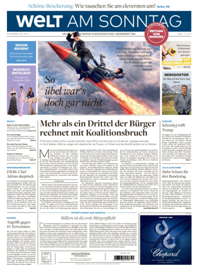 Cover of Welt am Sonntag