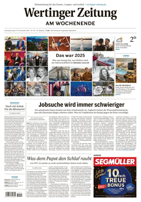 Cover of Wertinger Zeitung