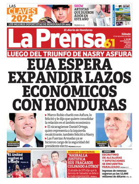 Cover of Diario La Prensa
