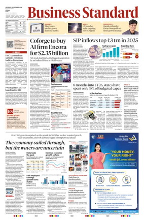Cover of Business Standard
