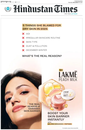 Cover of Hindustan Times (Amritsar)