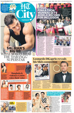 Cover of Hindustan Times (Lucknow) - Live