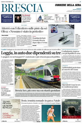 Cover of Corriere della Sera (Brescia)