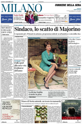 Cover of Corriere della Sera (Milano)